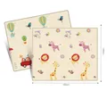 Baby Rug for Crawling Baby Toddlers Area Rugs Educational Play Mat Double-sided Cartoon Animals Transportation Pattern (70.87*59.06inch)  image 1