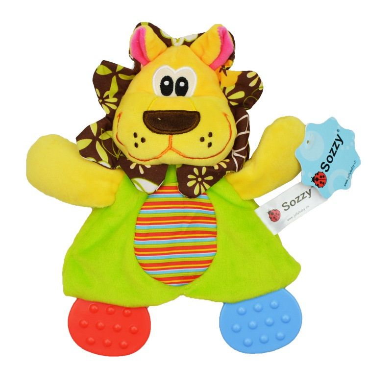 Baby Teething Doll Plush Toy Pacifier Soother Animal Security Blanket