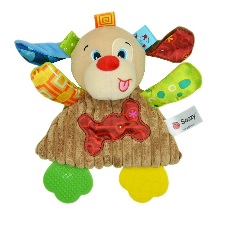 Baby Teething Doll Plush Toy Pacifier Soother Animal Security Blanket