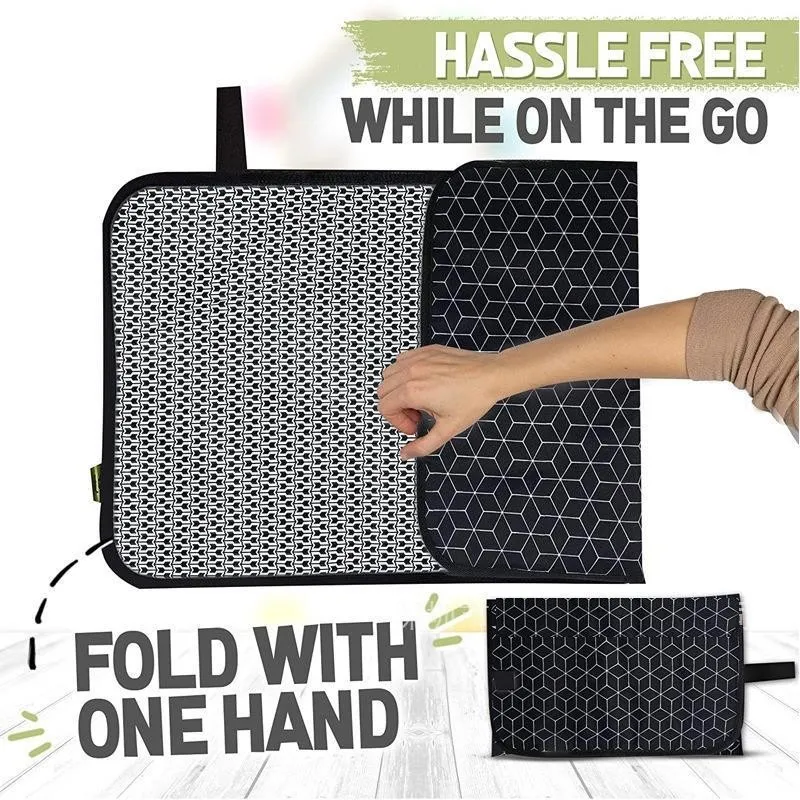 Portable Diaper Changing Pad Waterproof Foldable Baby Changing Mat Travel Lightweight Oxford Cloth Changing Pads big image 7
