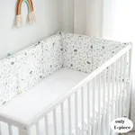 1-teilige 100% Baumwolle Baby Bumper Kissen Kissen Stoßstangen in der Kinderbett Baby Bett Schutz Tour hellgrün