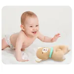 Portable, Animal Shape Orthopedic Pillow, Soft Breathable Cool, Multifunction Small Pillow for Baby Light Pink image 3