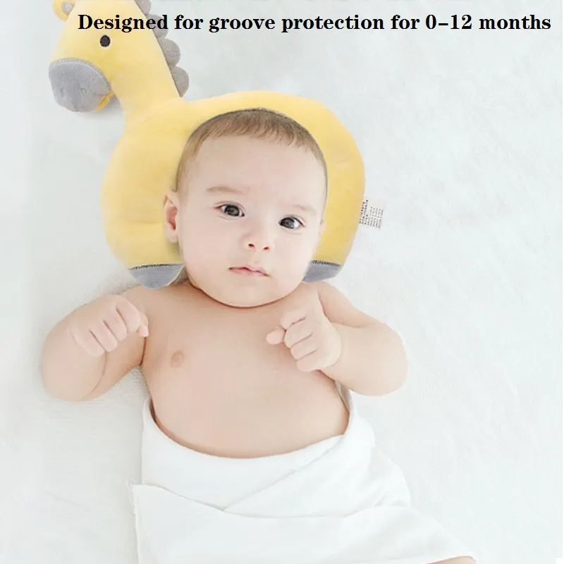 Portable, Animal Shape Orthopedic Pillow, Soft Breathable Cool, Multifunction Small Pillow for Baby Light Pink image 4