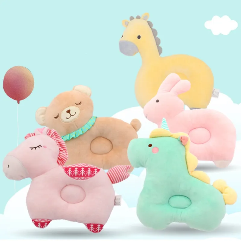 Portable, Animal Shape Orthopedic Pillow, Soft Breathable Cool, Multifunction Small Pillow for Baby big image 8
