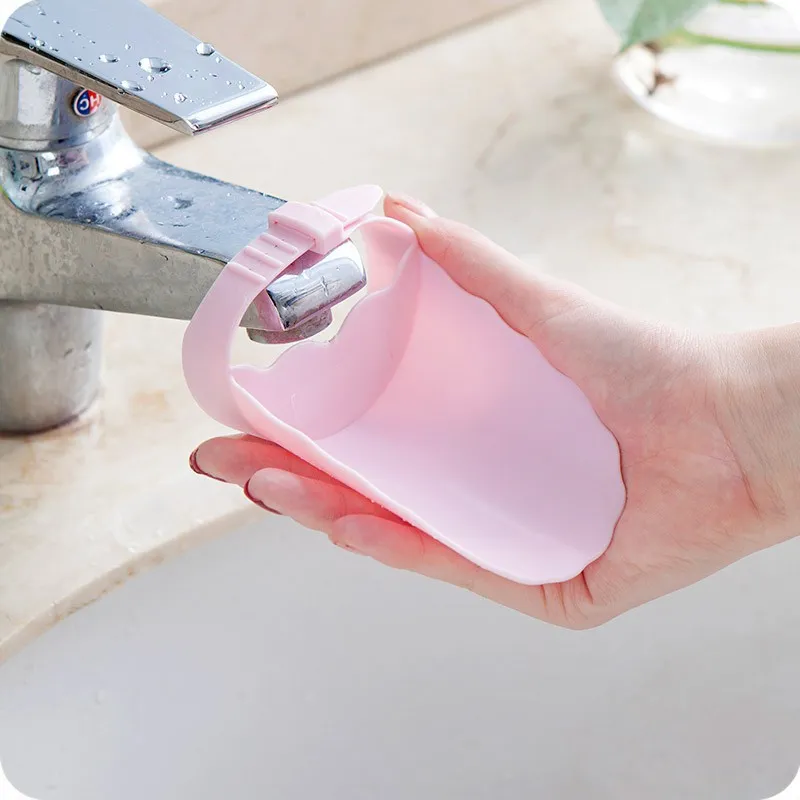 Wasserhahnverlängerung für Kinder, Wasserhahnverlängerung für Kinder Händewaschen, Wasserhahn Baby Guide Waschbecken Verlängerungsgerät Wasserumleiter big image 3