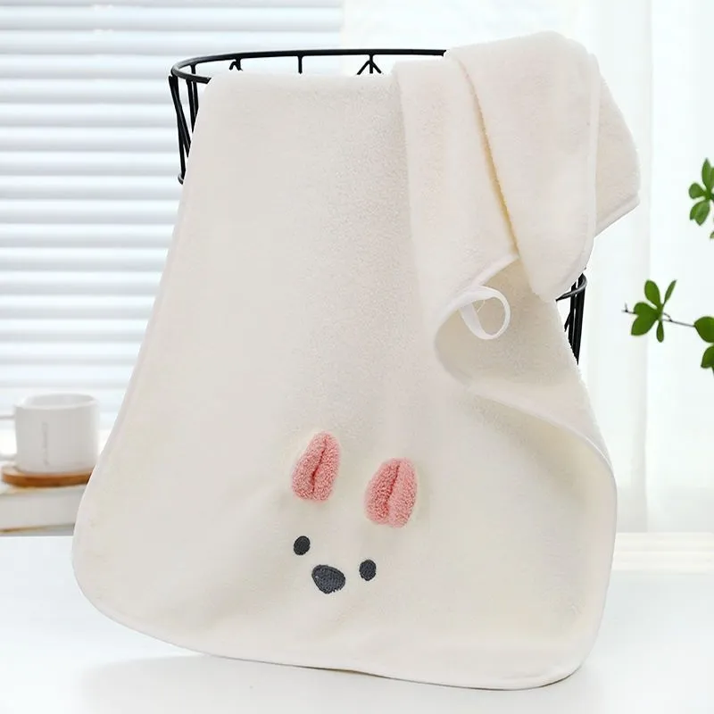Coral Fleece Baby Koala Pattern Bath Towel-Ultra Soft, Absorbent -Baby Bath Towels for Newborn Boy and Girl big image 3