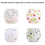 Baby Waterproof Diaper Pants with Adjustable Size and 4 Colors for 1-3 Years Old  image 2