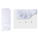 2-pack Reusable Cloth Diaper Inserts, Absorbent & Breathable Liners, 3-Layer Microfiber Inserts for Cloth Diapers   image 5