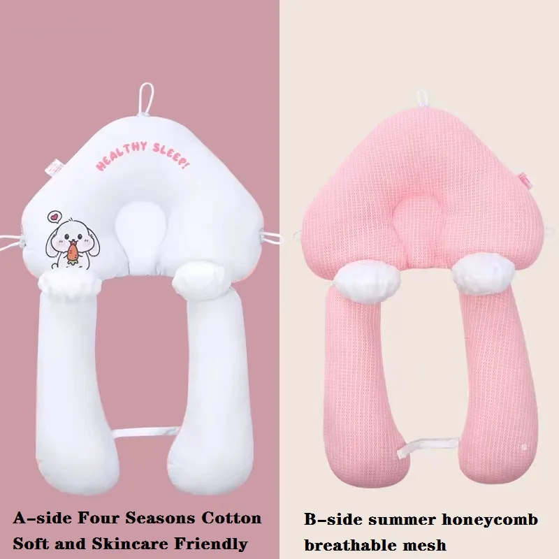 Unisex Solid Cotton Sleeping Bag Set for Baby with Pillow and Case  big image 1