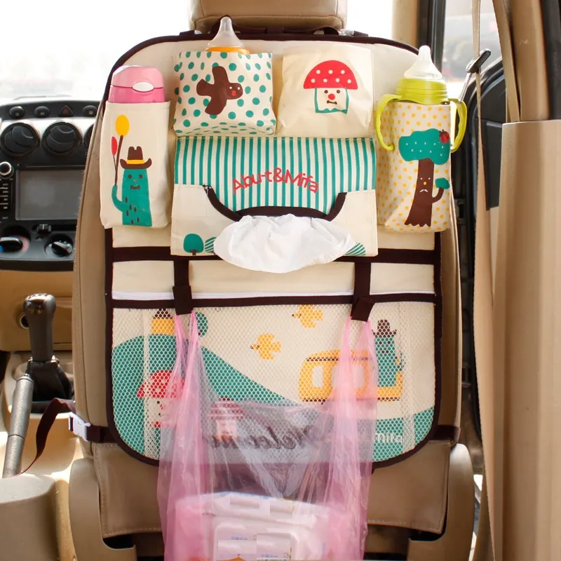 Baby Stroller Storage Bag Stroller Accessories Backseat Car Oxford Cloth Organizer Bag Baby Supplies Storage