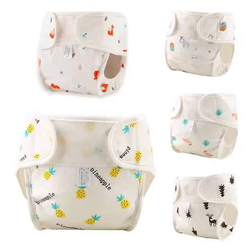 Cloth Diaper Waterproof Breathable Washable Reusable for Baby Girls and Boys 