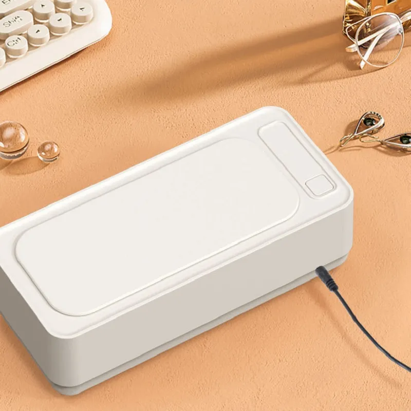 USB High-Frequency Vibrating Multi-Functional Cleaning Machine White image 5