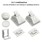 Invisible Magnetic Locks for Child Safety - Secure Cabinets and Drawers with Ease White image 2