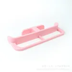 Multipurpose Plastic Wall-Mounted Shoe Rack and Towel Holder Pink