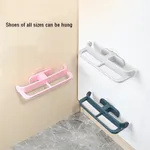 Multipurpose Plastic Wall-Mounted Shoe Rack and Towel Holder  image 3