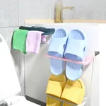Multipurpose Plastic Wall-Mounted Shoe Rack and Towel Holder  image 5