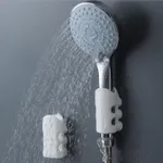 Suction Cup Shower Head Holder Set - 2-Pack Showerhead Mounts for No-Drill Installation  image 3