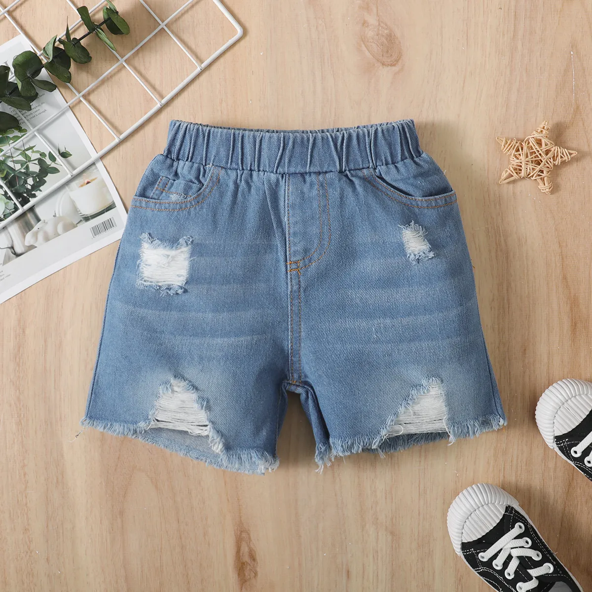 toddler ripped shorts