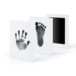 Non-Toxic Baby Handprint Footprint Inkless Hand Inkpad Watermark Infant Souvenirs Casting Clay Newborn Souvenir Gift  image 4