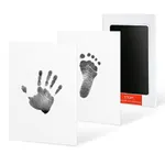 Non-Toxic Baby Handprint Footprint Inkless Hand Inkpad Watermark Infant Souvenirs Casting Clay Newborn Souvenir Gift Black