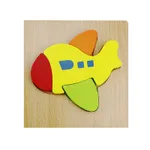 3D Wooden Puzzle Jigsaw Toys For Children Wood 3d Cartoon Animal Puzzles Intelligence Kids Early Educational Toys Yellow