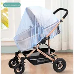 Baby Carriage Mosquito Net Full Cover Universal Baby Stroller Increase Encryption Umbrella Cart Trolley Anti-mosquito Net Blue