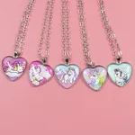 Unicorn Necklace Heart Pendant Jewelry for Girls  image 4