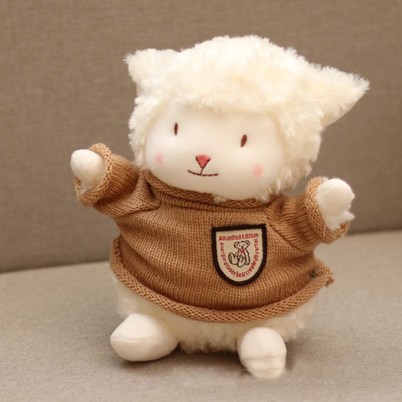 Cute Lamb Soft Toy Plush Stuffed Animals Sheep Doll Small Ragdoll Child Gifts For Boys Girls