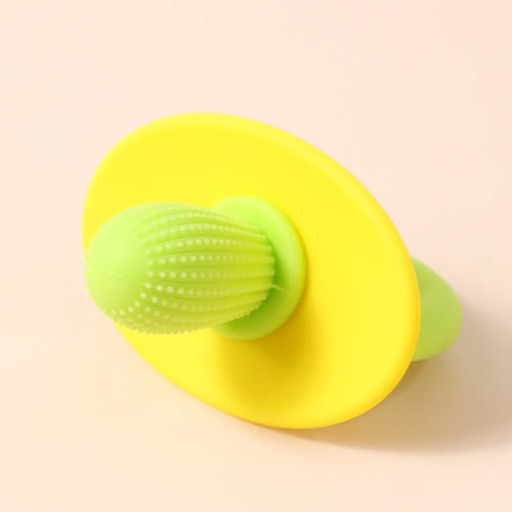 Silicone Baby Teether Toy Cactus Shape Infant Teething Toy Pacifiers Soothe Babies Sore Gums big image 4