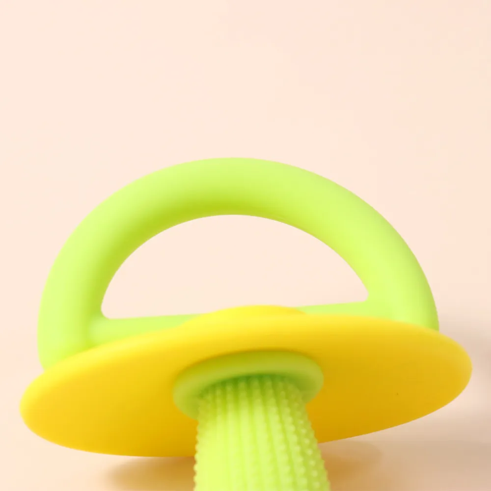 Silicone Baby Teether Toy Cactus Shape Infant Teething Toy Pacifiers Soothe Babies Sore Gums big image 6