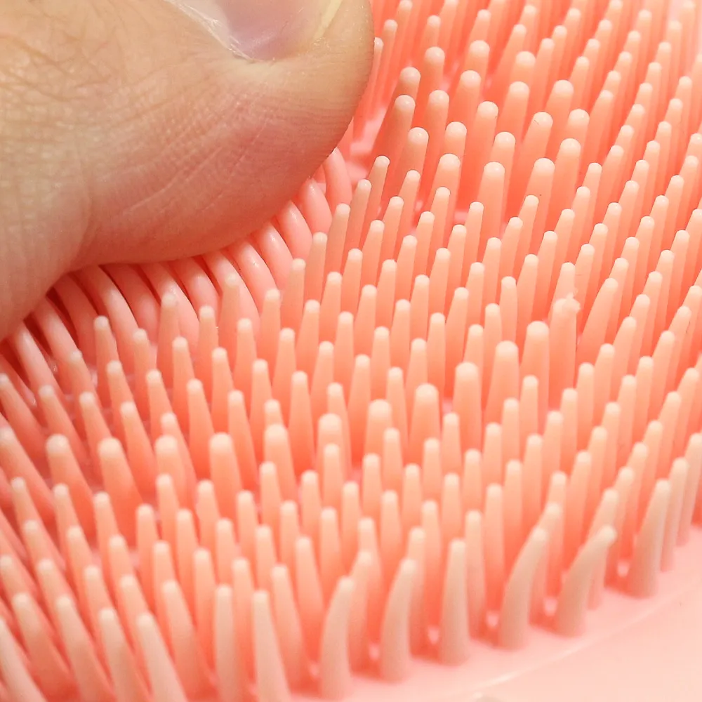 Silicone Baby Shampoo Massage Brush Sunflower Shape Scalp Hair Body Cleaning Brush big image 4