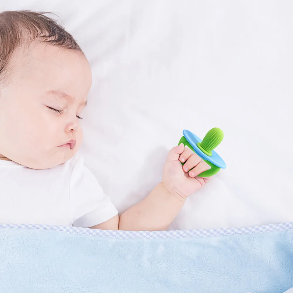 Silicone Baby Teether Toy Cactus Shape Infant Teething Toy Pacifiers Soothe Babies Sore Gums big image 8