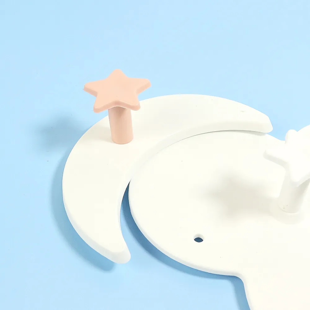Cartoon Cloud Adhesive Hooks Wall Mounted Sticky Hooks for Key Hat Bathroom Robe Towel  big image 10