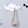Cartoon Cloud Adhesive Hooks Wall Mounted Sticky Hooks for Key Hat Bathroom Robe Towel  image 4
