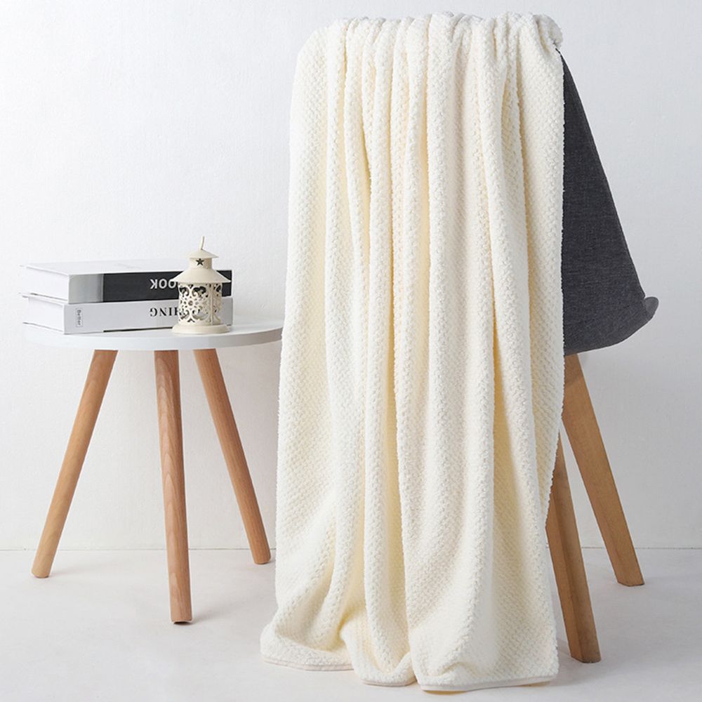 

Soft Household Bath Towel Coral Fleece Super Absorbent Towel Bathrobe Bath Blanket 27.56X55.12inch