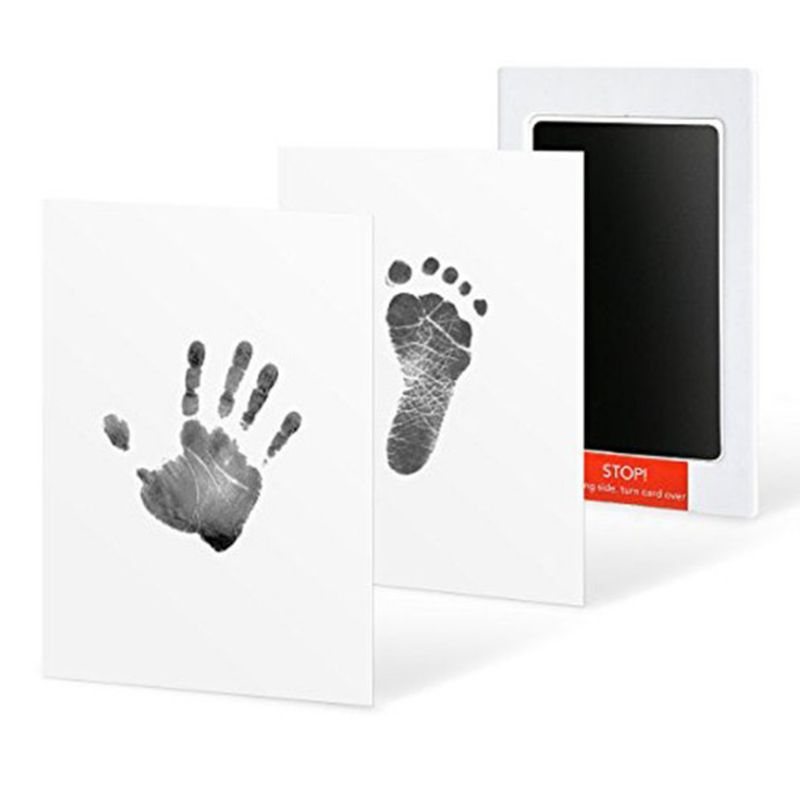 

Non-Toxic Baby Handprint Footprint Inkless Hand Inkpad Watermark Casting Clay Newborn Souvenir Gift