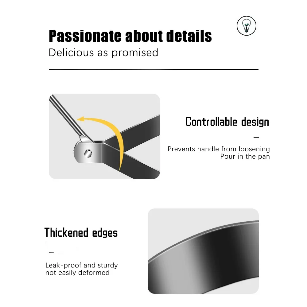 5Pcs Ring Molds Packing Poached Egg with Heart Shaped for Fried Egg big image 4