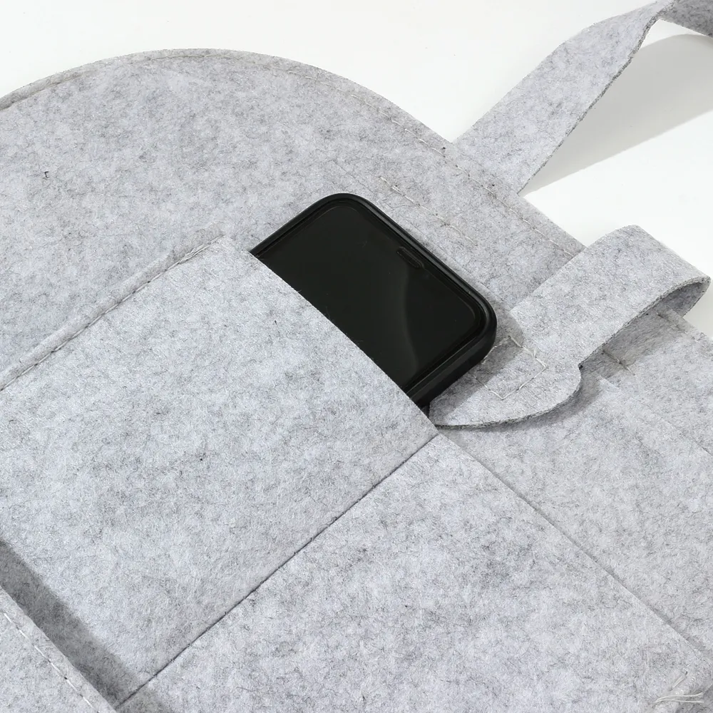 Multi Car Seat Storage Bag Practical Car Seat Back Organizer Storage Bags Car Hanging Pocket Car Interior Accessories  (Gray) Light Grey big image 1