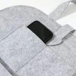 Multi Car Seat Storage Bag Practical Car Seat Back Organizer Storage Bags Car Hanging Pocket Car Interior Accessories  (Gray) Light Grey image 6