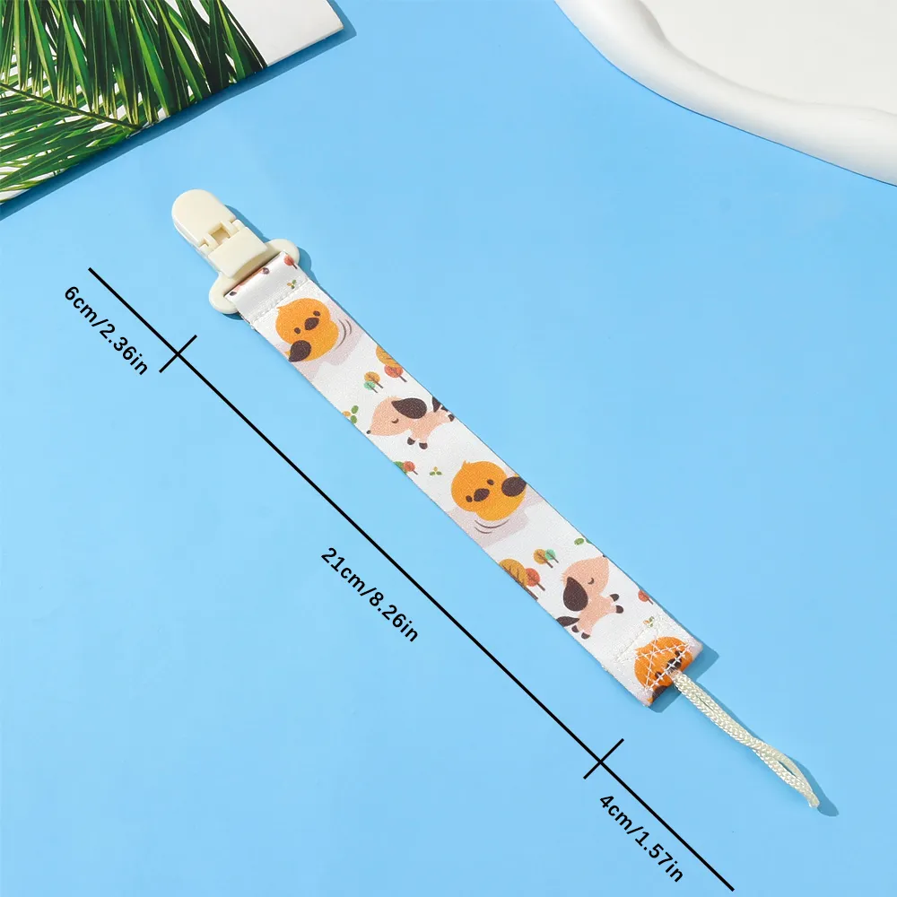 Neutral Pacifier Clips for Boys and Girls Fits for Most Pacifier & Teethers big image 7
