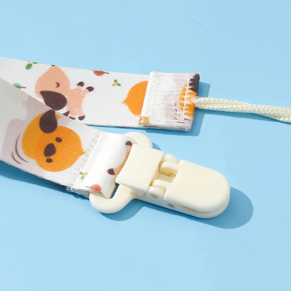 Neutral Pacifier Clips for Boys and Girls Fits for Most Pacifier & Teethers Color-A image 5