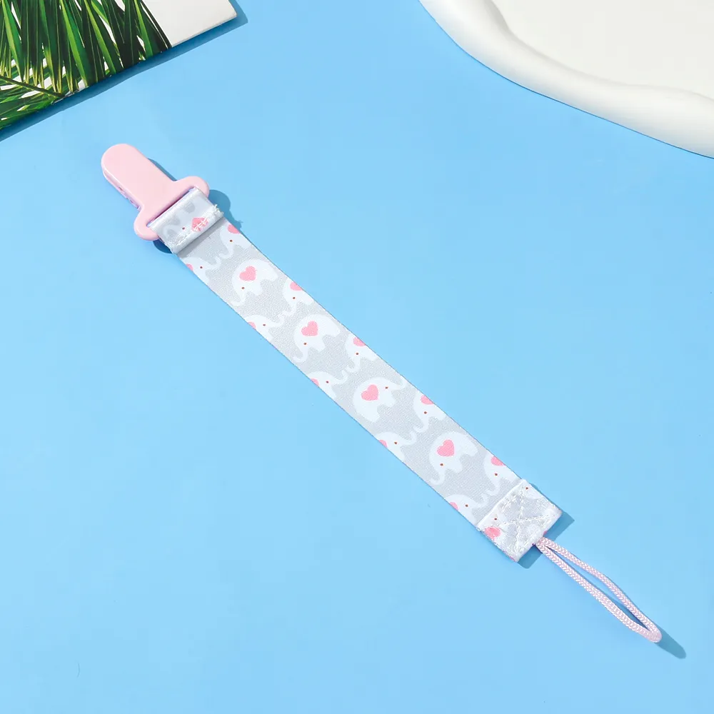 Neutral Pacifier Clips for Boys and Girls Fits for Most Pacifier & Teethers Color-D