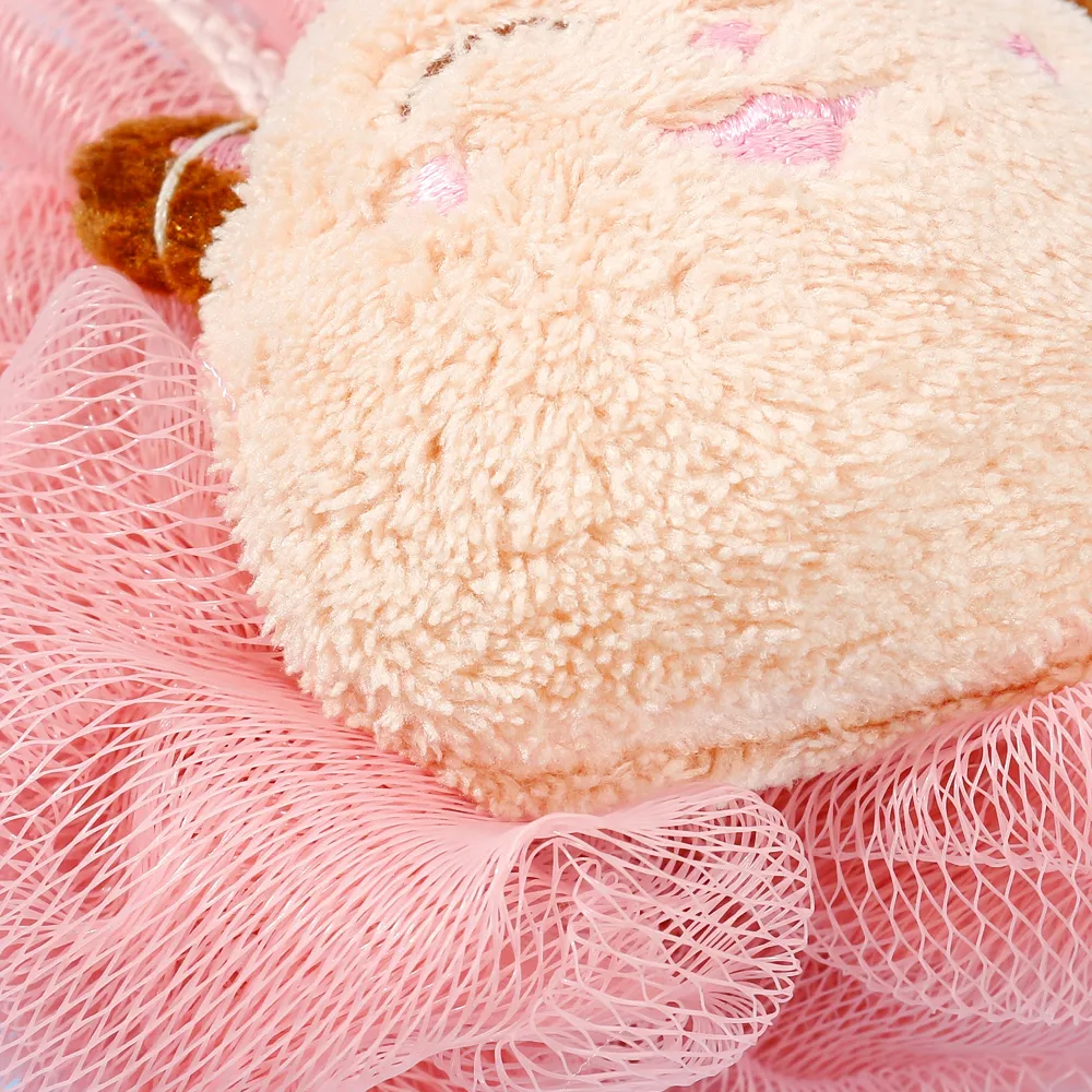 Bath Shower Sponge Baby Cartoon Loofah Sponge Pouf Bath Sponges big image 3