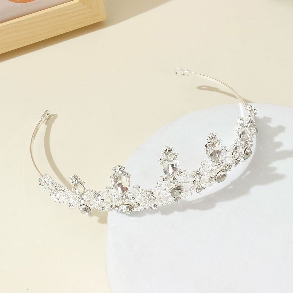 

Kid Girl Alloy Crystal Retro Fashion Diamond Pearl Headband