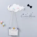 Cartoon Cloud Adhesive Hooks Wall Mounted Sticky Hooks for Key Hat Bathroom Robe Towel  image 2