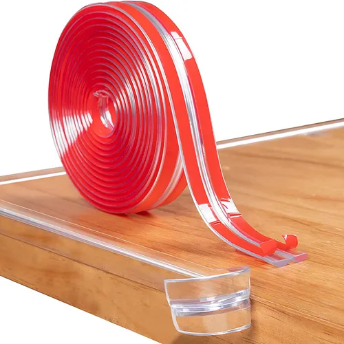 Baby Safety Corner Protectors - Soft and Flexible PVC Material with Strong Adhesive Tape for Easy Installation