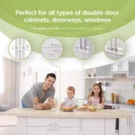 Multi-Purpose Child Safety Lock Best for Baby Proofing Strong ABS Plastic Knob Cover Child Proof Cabinet Latches  image 3