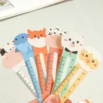 50pcs animais bonitos bookmarks régua para crianças estudantes desenhos animados animal festa favor Multicolorido image 5