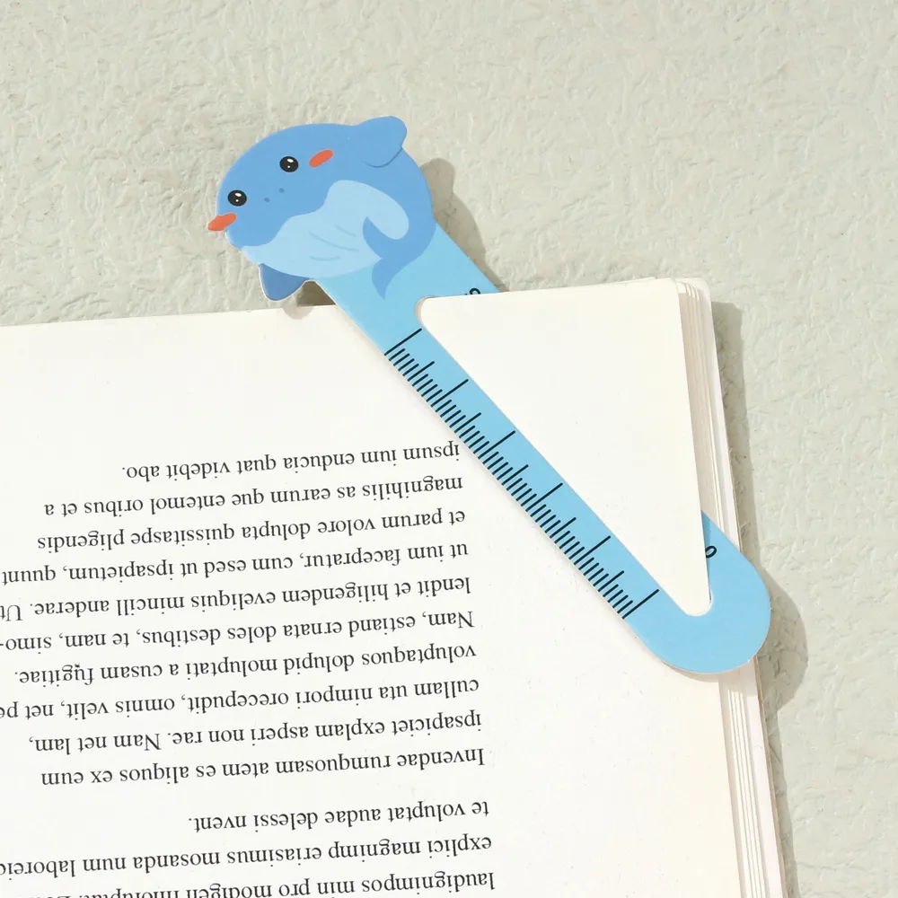 50pcs animais bonitos bookmarks régua para crianças estudantes desenhos animados animal festa favor Multicolorido image 6