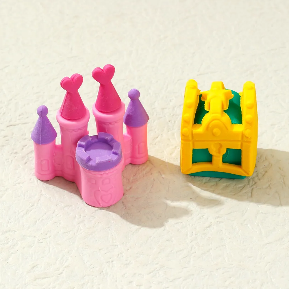 Different Kinds of Cute Cartoon Eraser School Student Gift Student Stationery Party Decoration big image 4